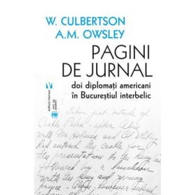 Pagini de jurnal - W. S. Culbertson, A. M. Owsley