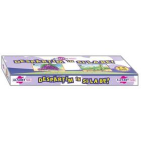 Alfabet puzzle. Despartim in silabe