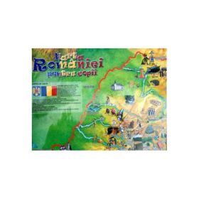Harta Romaniei pentru copii