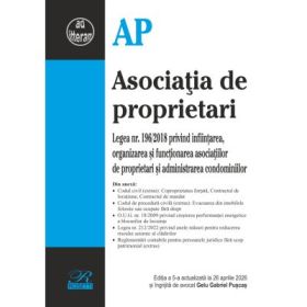 Asociatia de proprietari. Editia a 5-a actualizata la 26 aprilie 2026