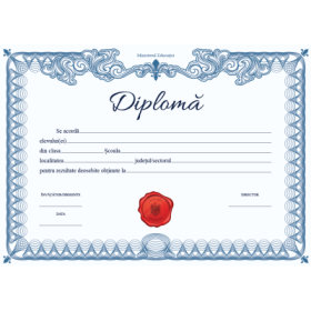 Diploma pentru rezultate deosebite (DZC01)