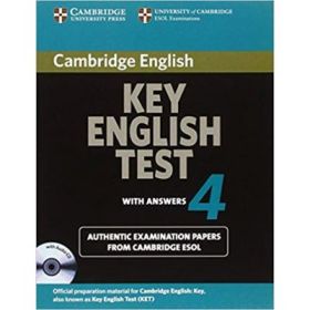 Cambridge: Key English Test 4 - Self Study Pack (KET Practice Tests)
