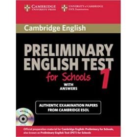 Cambridge: Preliminary English Test for Schools 1 - Self-study Pack (Student's Book with Answers with 2xAudio CDs)