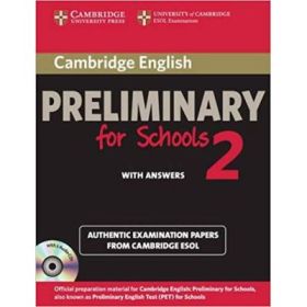 Cambridge: English Preliminary for Schools 2 - Self-study Pack (Student's Book with Answers and Audio 2xCDs)