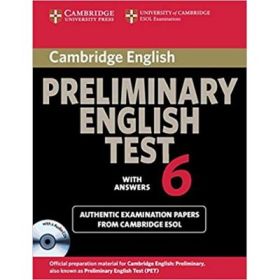 Cambridge: Preliminary English Test 6 - Self Study Pack (Student's Book with answers and 2x Audio CDs)