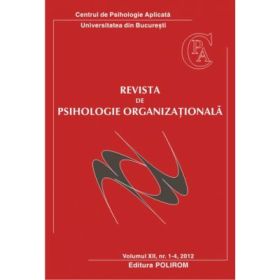 Revista de psihologie organizationala, vol. XII, nr. 1-4/2012 - Mihaela Roco
