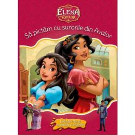 Elena din Avalor. Sa pictam cu surorile din Avalor. Carte cu pensula si 10 acuarele