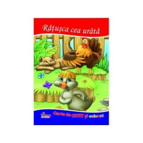 Ratusca cea urata. Carte de citit si colorat - Mariana Matei