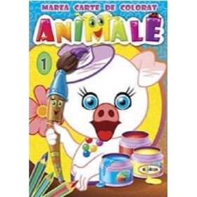 Marea carte de colorat. Animale volumul 1