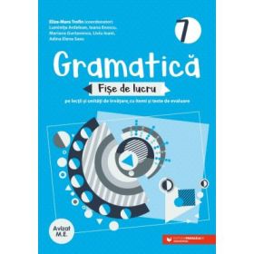 Gramatica. Fise de lucru pe lectii si unitati de invatare cu itemi si teste de evaluare. Clasa a 7-a - Luminita Ardelean