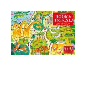 Book &amp; Jigsaw At the Zoo - Kirsteen Robson