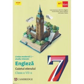 Limba moderna 1. Engleza studiu intensiv. Caietul elevului pentru clasa a 7-a. Eyes Open 2 - Vicki Anderson, Cristina Rusu