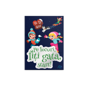 Carte jocuri pentru copii - Pe locuri, fiti gata, START! 9-11 ani + set carioci oferit GRATUIT