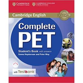 Complete PET Student's Book with Answers with CD-ROM and Testbank - Emma Heyderman, Peter May