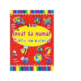 Invat sa numar. Carte de colorat romano-engleza - Brown Watson