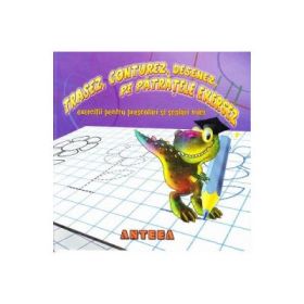 Trasez, conturez, desenez, pe patratele exersez