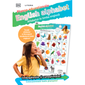 English Alphabet. Alfabetul in limba engleza. Planse educaționale