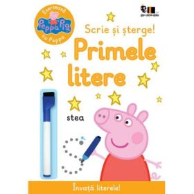 Peppa Pig. Exerseaza cu Peppa. Scrie si sterge! Primele litere - Neville Astley, Mark Baker