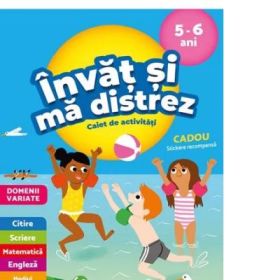 Invat si ma distrez 5-6 ani. Caiet de activitati - Christelle Chambon