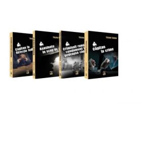 Pachet Traian Tandin din 4 Volume. Capitan la Directia Judiciara/ Asasinate in scop de jaf/ Criminali romani condamnati la pedeapsa capitala/ Capitan la crime