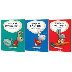 Pachet de 3 carti Invata sa castigi, cheltuiesti, economisesti Cinders McLeod Moneybunny