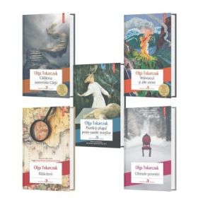 Pachet format din 5 titluri Calatoria oamenilor Cartii, Poarta-ti plugul peste oasele mortilor, Ratacitorii - Olga Tokarczuk