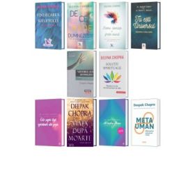 Pachet format din 10 titluri Solutii spirituale, Viitorul lui Dumnezeu, Viata dupa moarte, De ce rade Dumnezeu? - Deepak Chopra