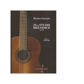 25 de studii melodice op. 60 pentru chitara - Matteo Carcassi
