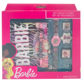 Set cadou cu ceas Barbie