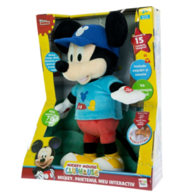 Jucarie de plus Disney Mickey Mouse, prietenul meu interactiv