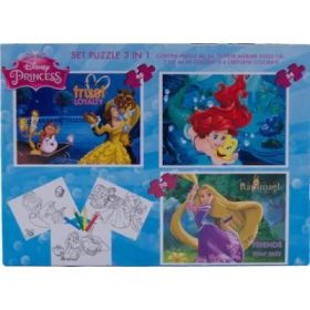 Puzzle Princess, 3 In 1, 172 piese