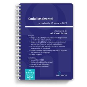 Codul insolventei (actualizat la 15 ianuarie 2022) - Viorel Terzea