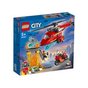 LEGO City - Elicopter de pompieri 60281, 212 de piese