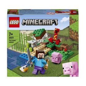 LEGO Minecraft Ambuscada Creeper-ului 21177, 72 piese