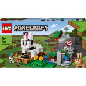 LEGO Minecraft Ferma de iepuri 21181, 340 piese