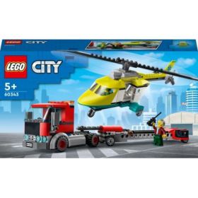 LEGO City. Transportul elicopterului de salvare 60343, 215 de piese