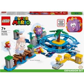 LEGO Super Mario. Set de extindere Excursie pe plaja cu Ariciul mare 71400, 536 de piese