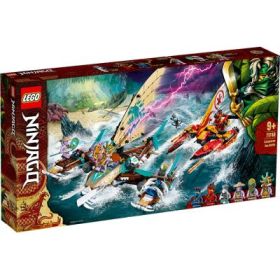 LEGO NINJAGO. Lupta pe mare cu catamaranul 71748, 780 de piese