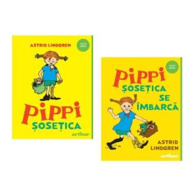 Pachet format din 2 titluri Pippi Sosetica - Astrid Lindgren