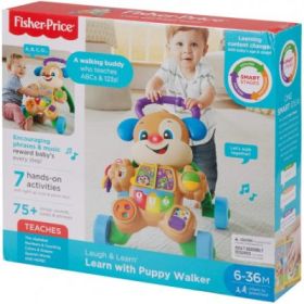 Antemergator interactiv Catelus, limba romana, Fisher Price