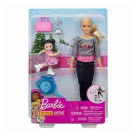 Papusa Barbie antrenoare de patinaj, Barbie