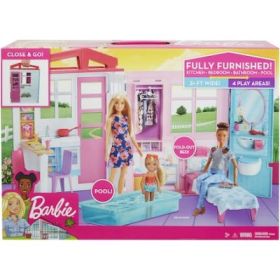 Set de joaca Casuta cu piscina, Barbie