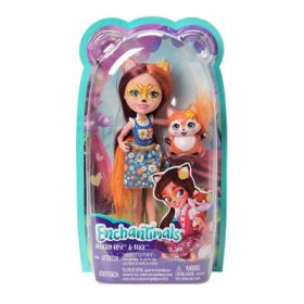 Set papusa cu animalut, Felicity Fox &amp; Flick, Enchantimals