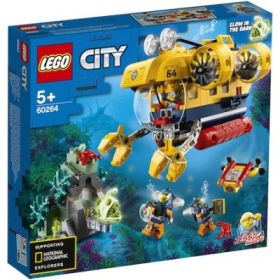 LEGO City. Submarin de explorare a oceanului 60264, 286 piese