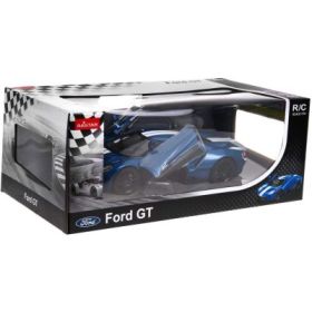 Masina cu telecomanda Ford GT albastru cu scara 1 la 14, Rastar