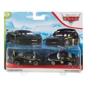 Set 2 masinute diecast Lewis Hamilton si Bruce Boxmann, Disney Cars 3