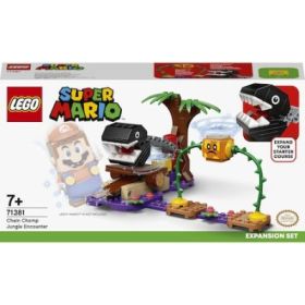 LEGO Super Mario Set de extindere. Intalnirea din jungla a lui Chain Chomp 71381, 160 piese