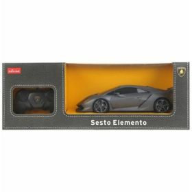 Masina cu telecomanda Lamborghini Sesto Elemento gri, scara 1 la 18, Rastar