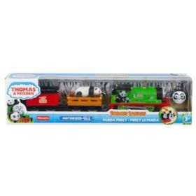 Locomotiva motorizata Sodor Safari Panda Percy, Thomas &amp; Friends