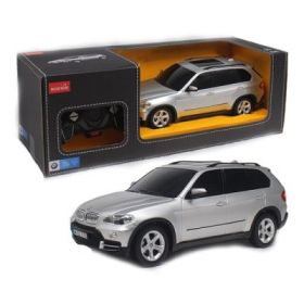 Masina cu telecomanda Bmw X5 argintiu cu scara 1 la 18, Rastar